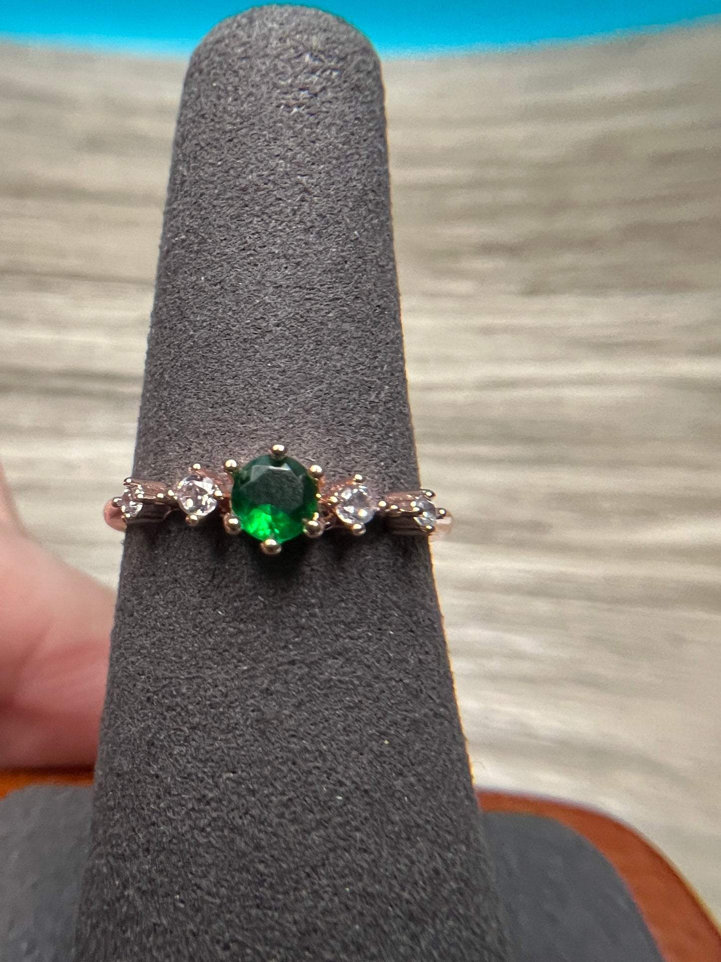 Beautiful green ring