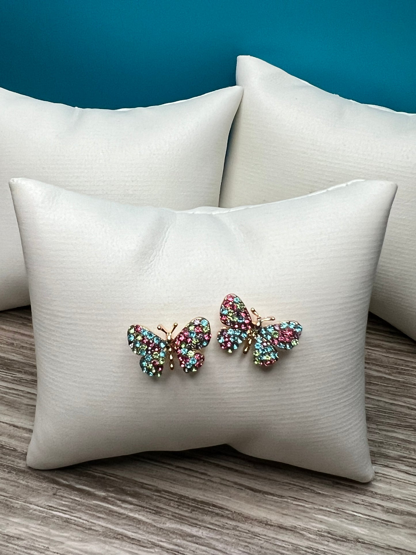 Cute Multi Color Butterfly Earrings