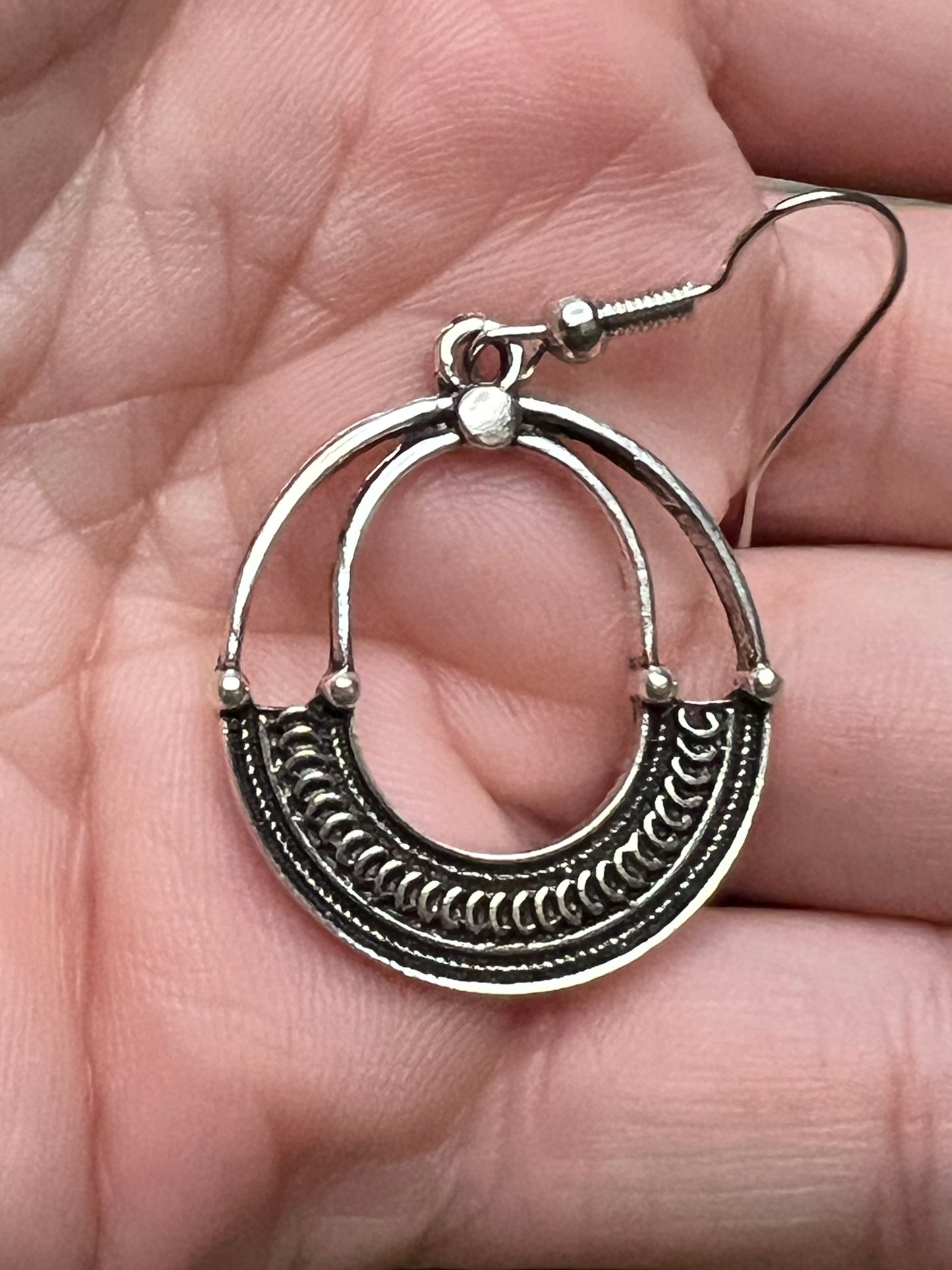 Cute Silver Dangle Earrings